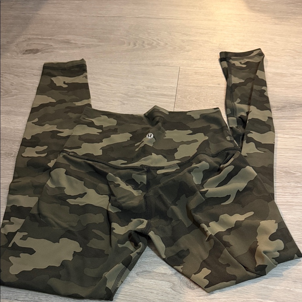 lululemon athletica Olive Camo Leggings